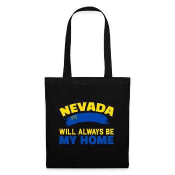 Le Nevada sera toujours ma maison USA Amérique Ne - Sac en tissu - noir - Devant