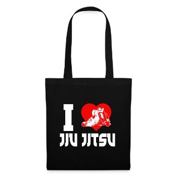 Brazilian Jiu Jitsu MMA Bjj Hugger - Stoffbeutel - Schwarz - Vorne