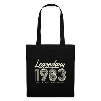 Legendär seit 1983 - Stoffbeutel - Schwarz - Vorne