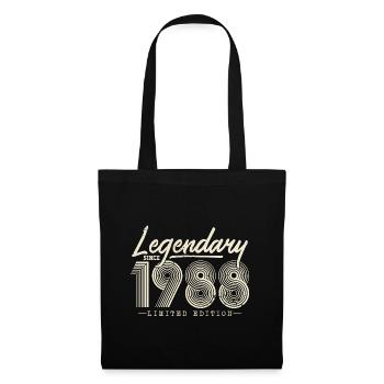 Legendär seit 1988 - Stoffbeutel - Schwarz - Vorne