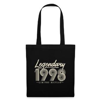 Légendaire depuis 1998 - Sac en tissu - noir - Devant