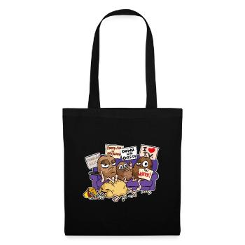 Couch Potato Club Lazy Person - Tote Bag - black - Front