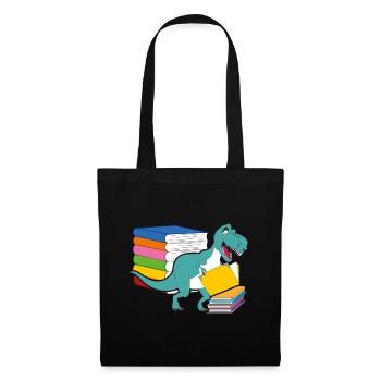Dinosaur Books Future Paleontologist Dinosaurs - Tote Bag - black - Front