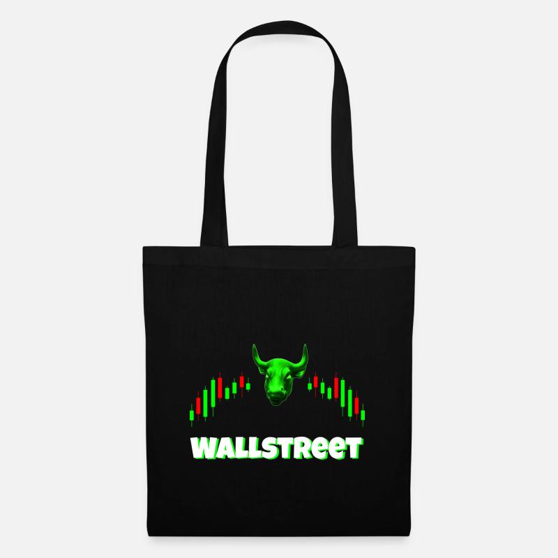Wallstreet - Stoffbeutel - Schwarz
