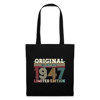 77th Birthday Original August 1947 Born 1947 - Tote Bag - black - Front
