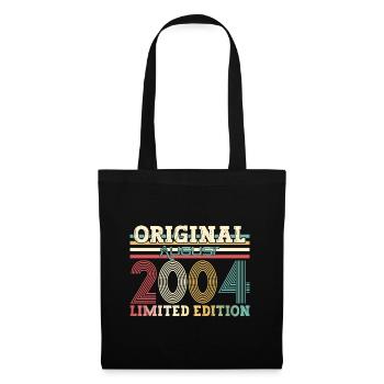 20th Birthday Original August 2004 Vintage 2004 - Tote Bag - black - Front
