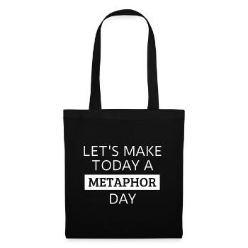 Let's Make Today A Metaphor Day English Teacher - Tote Bag - black - Front