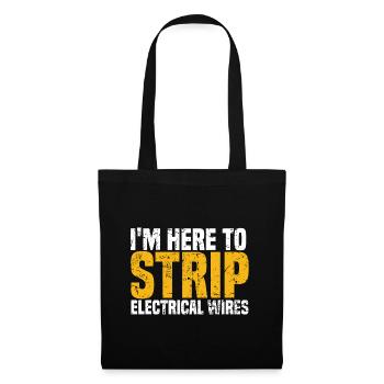 Electrician Electrical Engineer Electronics Technician - Tote Bag - black - Front