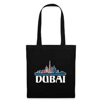 Dubai Vereinigte Arabische Emirate The Palm - Stoffbeutel - Schwarz - Vorne