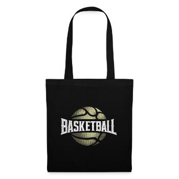 Basketball-Spaß Spiel Slam Dunk Geschenk Fan - Stoffbeutel - Schwarz - Vorne