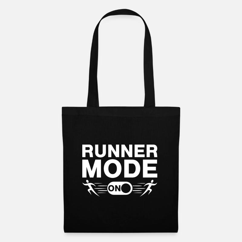 Marathon Runner Mode On Running Gift Idea - Tote Bag - black