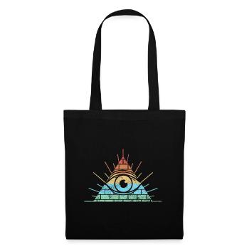 Masonic Freemasonry Fraternal - Stoffbeutel - Schwarz - Vorne
