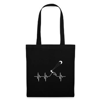 Pouls de Kitesurf - Sac en tissu - noir - Devant