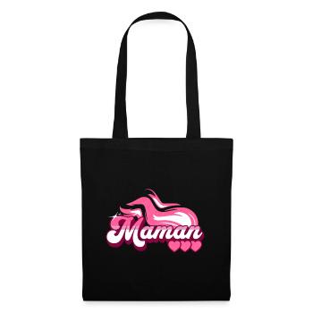 Flamme Cadeau Meilleure Maman - Sac en tissu - noir - Devant