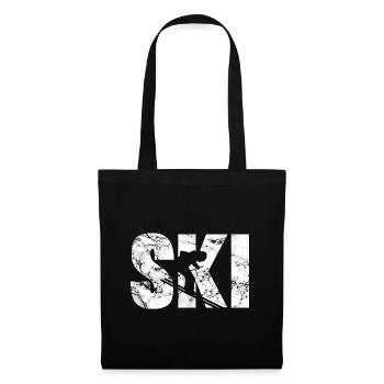 To ski - Tote Bag - black - Front