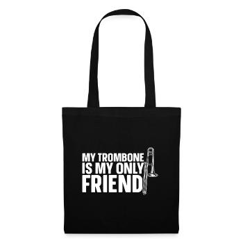 Trombone - Sac en tissu - noir - Devant