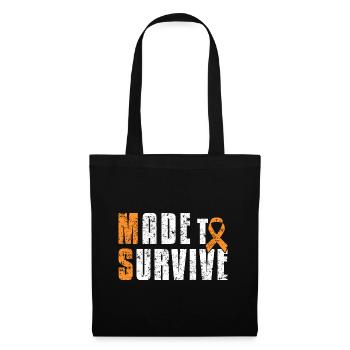 Made to Survive - Sac en tissu - noir - Devant