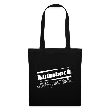 Kulmbach - Lieblingsort mit Stadtnamen - Stoffbeutel - Schwarz - Vorne