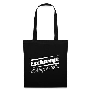Eschwege - Lieblingsort mit Stadtnamen - Stoffbeutel - Schwarz - Vorne