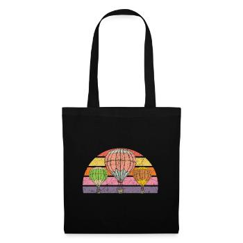 Hot Air Balloon Lover Balloon Ride Aeronaut - Tote Bag - black - Front