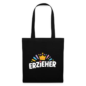 Erzieher-Kollege Danke! Anerkennung Dankbarkeit - Stoffbeutel - Schwarz - Vorne