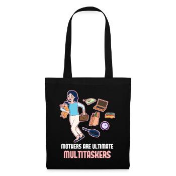 Muttertag Multitasker Design - Stoffbeutel - Schwarz - Vorne