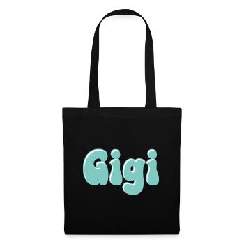 Name Girl Gigi Retro Name Gigi Couple - Tote Bag - black - Front
