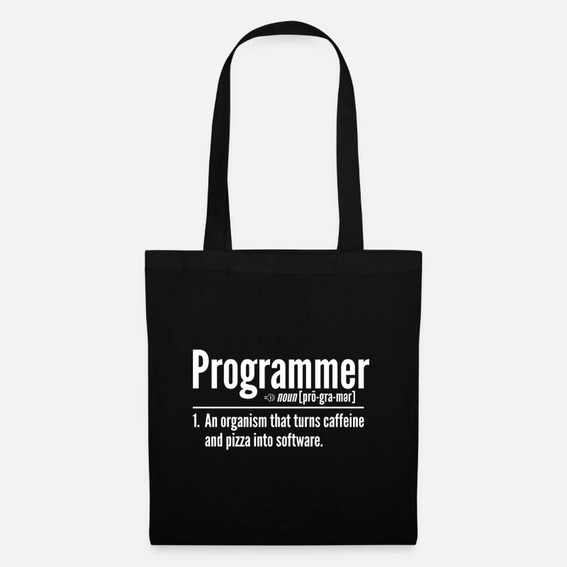 Programmierer - Stoffbeutel - Schwarz