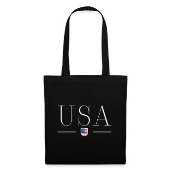 I love USA - Tote Bag - black - Front