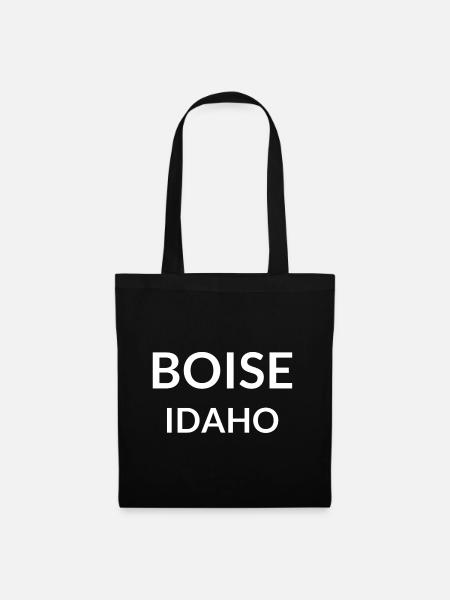 Boise Idaho USA - Stoffbeutel - Schwarz