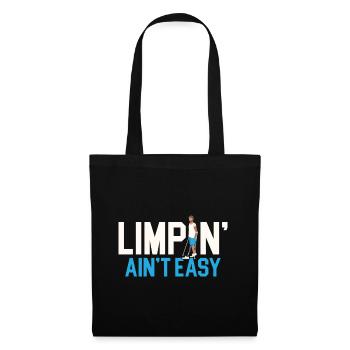 Amputation de l’assistance aux personnes handicapées Limpin' Ain’t Easy - Sac en tissu - noir - Devant