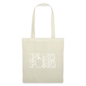 Ping Pong - Stoffbeutel - Natur - Vorne