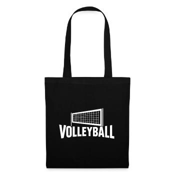 Volleyball-Netz Sport Freizeit Beach Outdoor - Stoffbeutel - Schwarz - Vorne