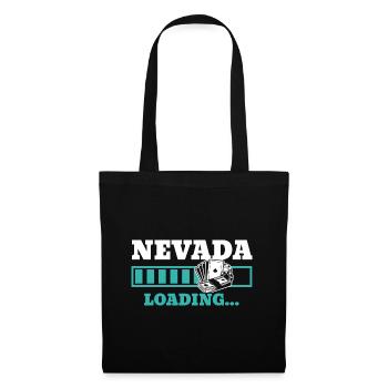 Nevada Laden USA Staat Amerika Reisen Nevadan - Stoffbeutel - Schwarz - Vorne