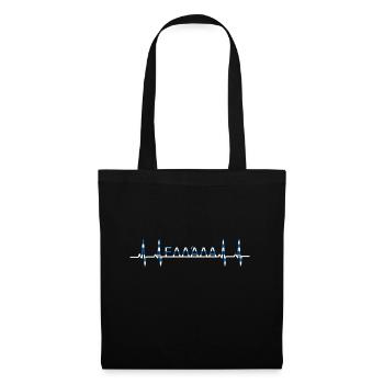 Greece Flag Pulse ECG Athènes Crète Kos UE - Sac en tissu - noir - Devant
