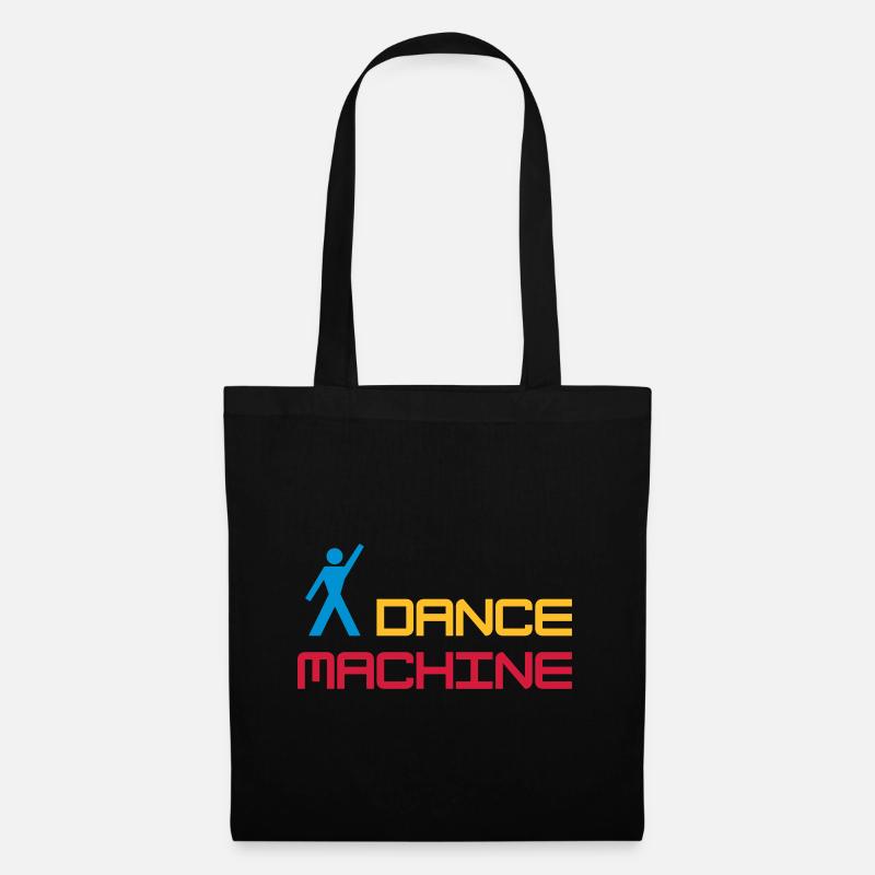 ★ Design colors changeable ★ Dance Machine - Tote Bag - black