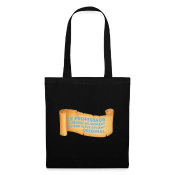 Maitre Formidable Cadeau Enseignants Prof - Sac en tissu - noir - Devant