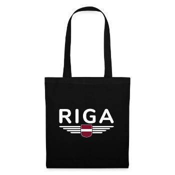 Riga T-Shirt – Capital City Love - Tote Bag - black - Front