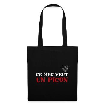 Ce mec veut un picon, amateur de bières - Sac en tissu - noir - Devant