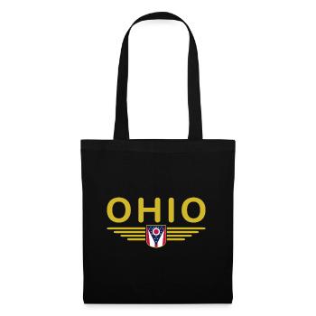 T-shirt de supporter de l'Ohio – Un incontournable pour les fans - Sac en tissu - noir - Devant