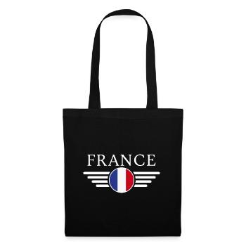 France with our exclusive T-shirt - Tote Bag - black - Front