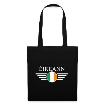 T-shirt design de style irlandais - Sac en tissu - noir - Devant