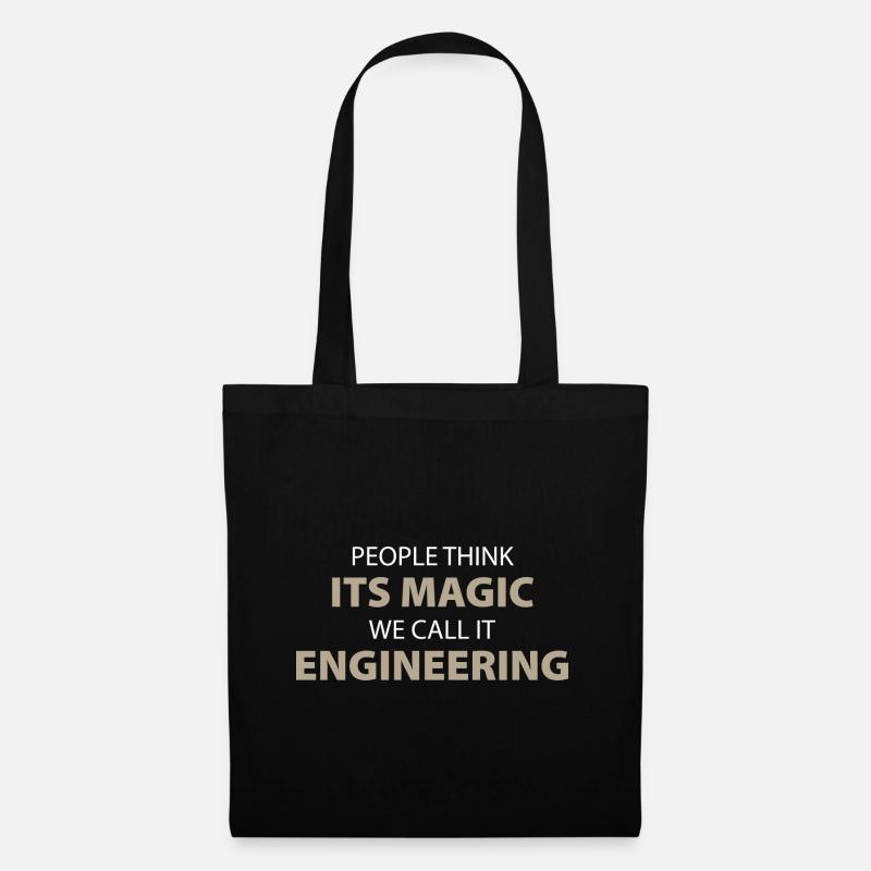 Ingenieur Magie - Stoffbeutel - Schwarz