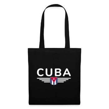 Stylish Cuba design for fans - Tote Bag - black - Front