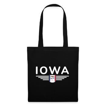 Iowa Fan T-Shirt – Your State! - Tote Bag - black - Front