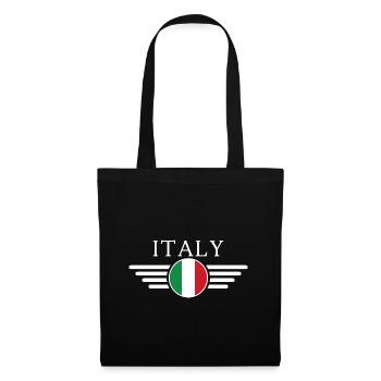 Italy T-Shirt: Elegance, History, Dolce Vita - Tote Bag - black - Front