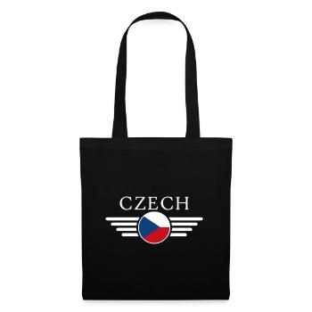 République tchèque T-shirt - Sac en tissu - noir - Devant