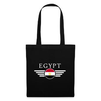 T-shirt de conception de style égyptien - Sac en tissu - noir - Devant