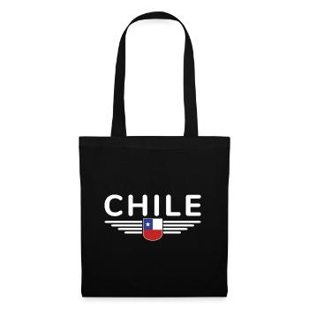 Chile Design – Für Fans und Liebhaber - Stoffbeutel - Schwarz - Vorne