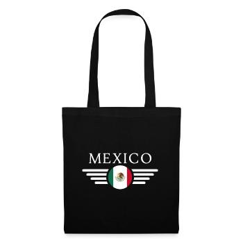Mexiko - Stoffbeutel - Schwarz - Vorne